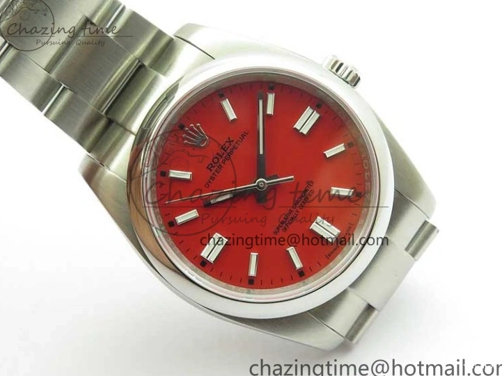 126000 1:1 Steel Perpetual Oyster Edition KRF Dial 36mm Best Red 904L A2824 0318